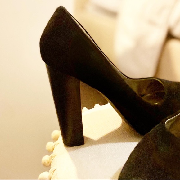 Soft pointed thick heeled pumps. Size: 8US - Picture 2 of 4